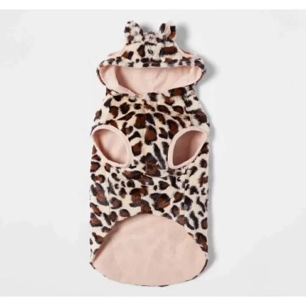 Target Halloween Leopard Cat Dog Hoodie Hyde & EEK! Boutique™ Sizes Med /Lg